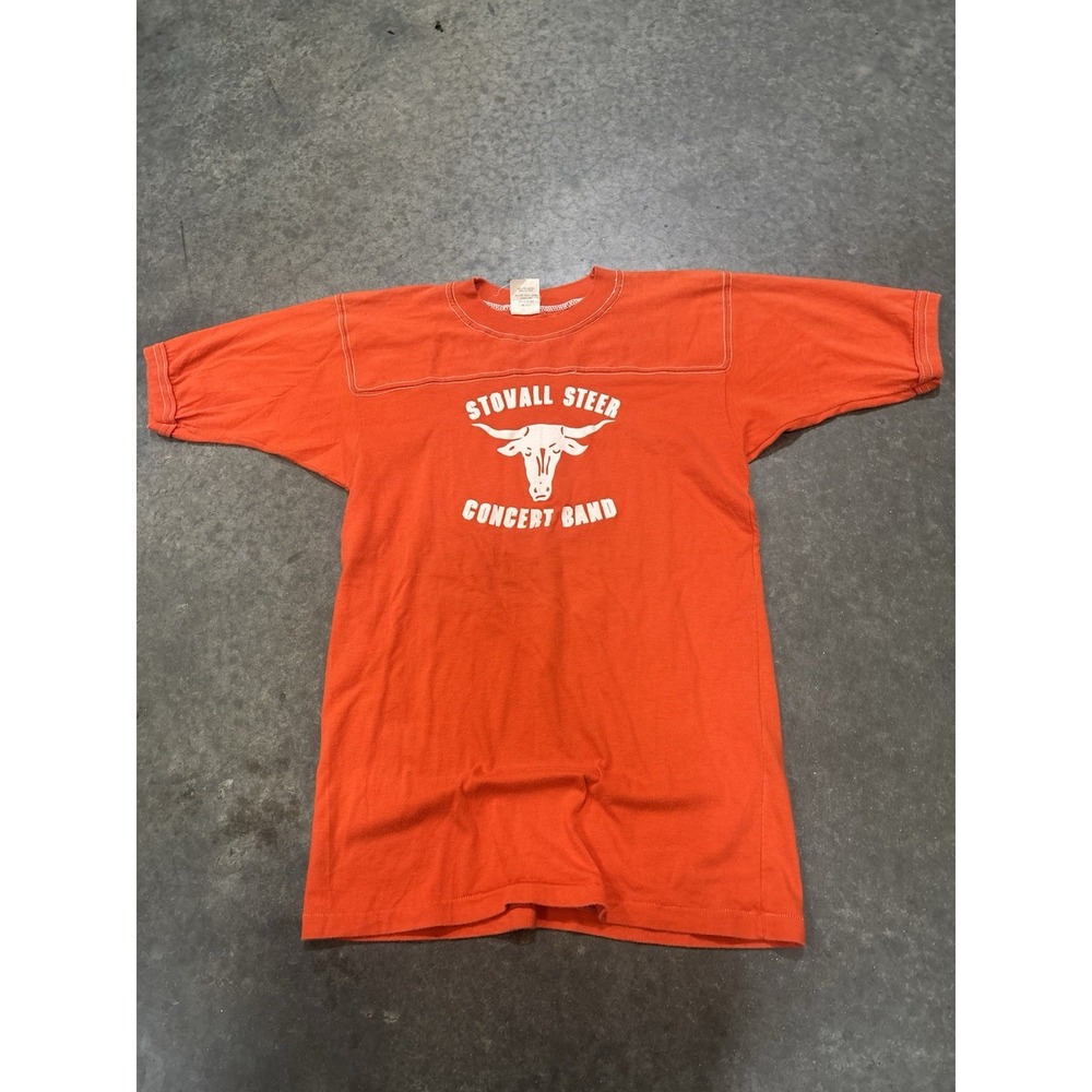 Vintage 70s Stovall Steer Concert Band T Shirt Size Medium